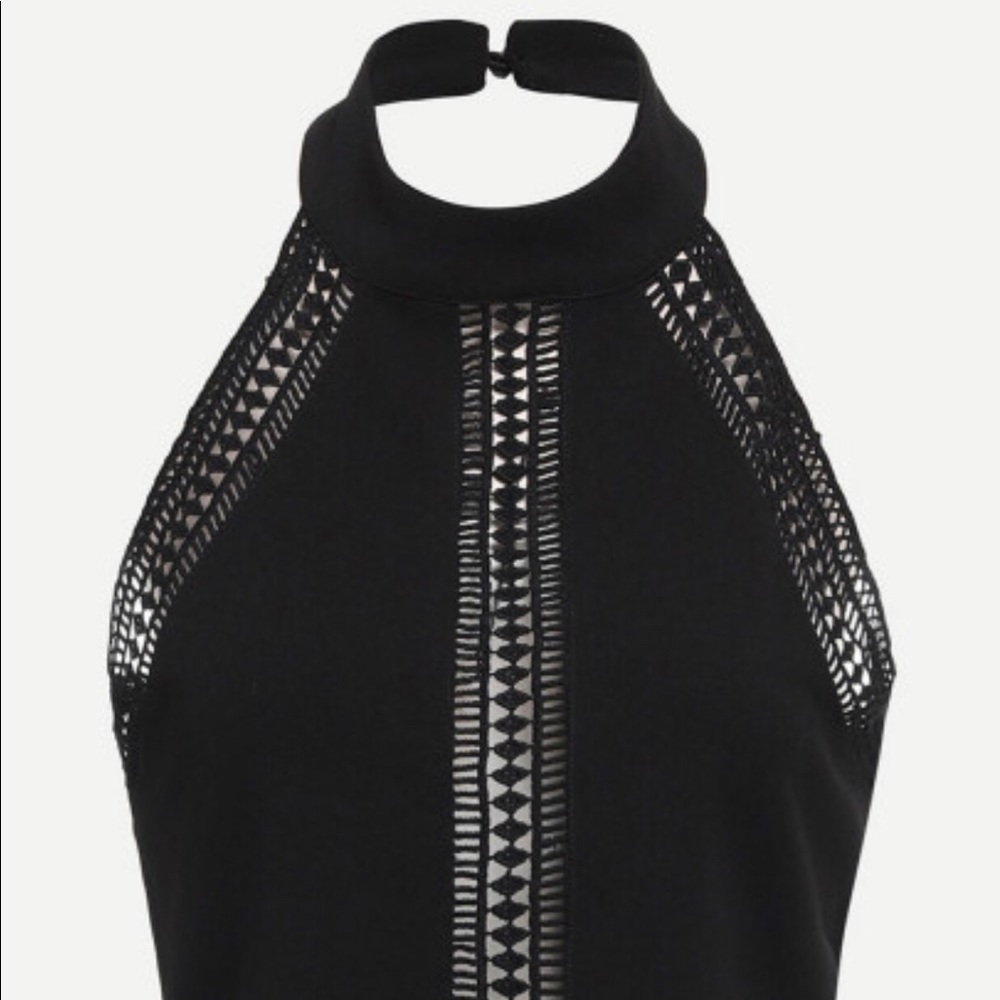 Black Halter Top